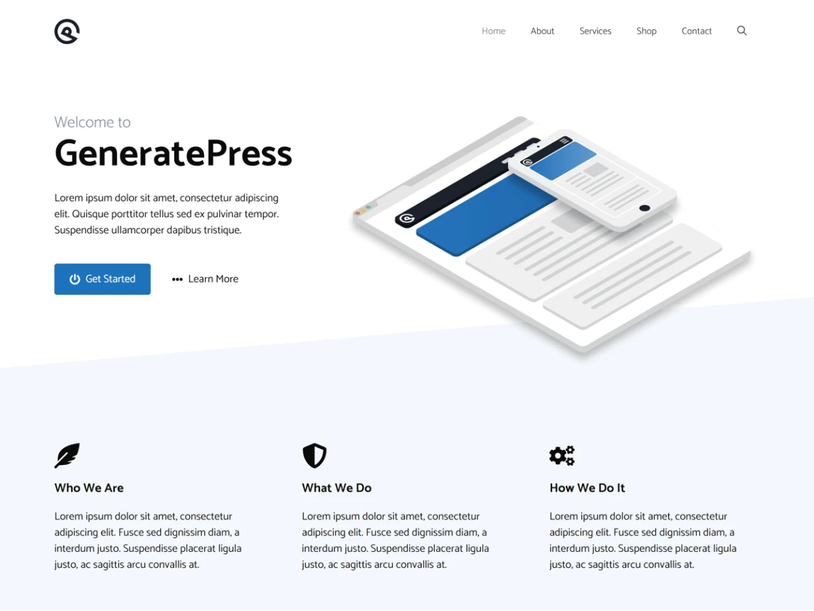 GeneratePress 多彩 WordPress 主题