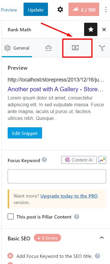 Marcado de esquema de WordPress