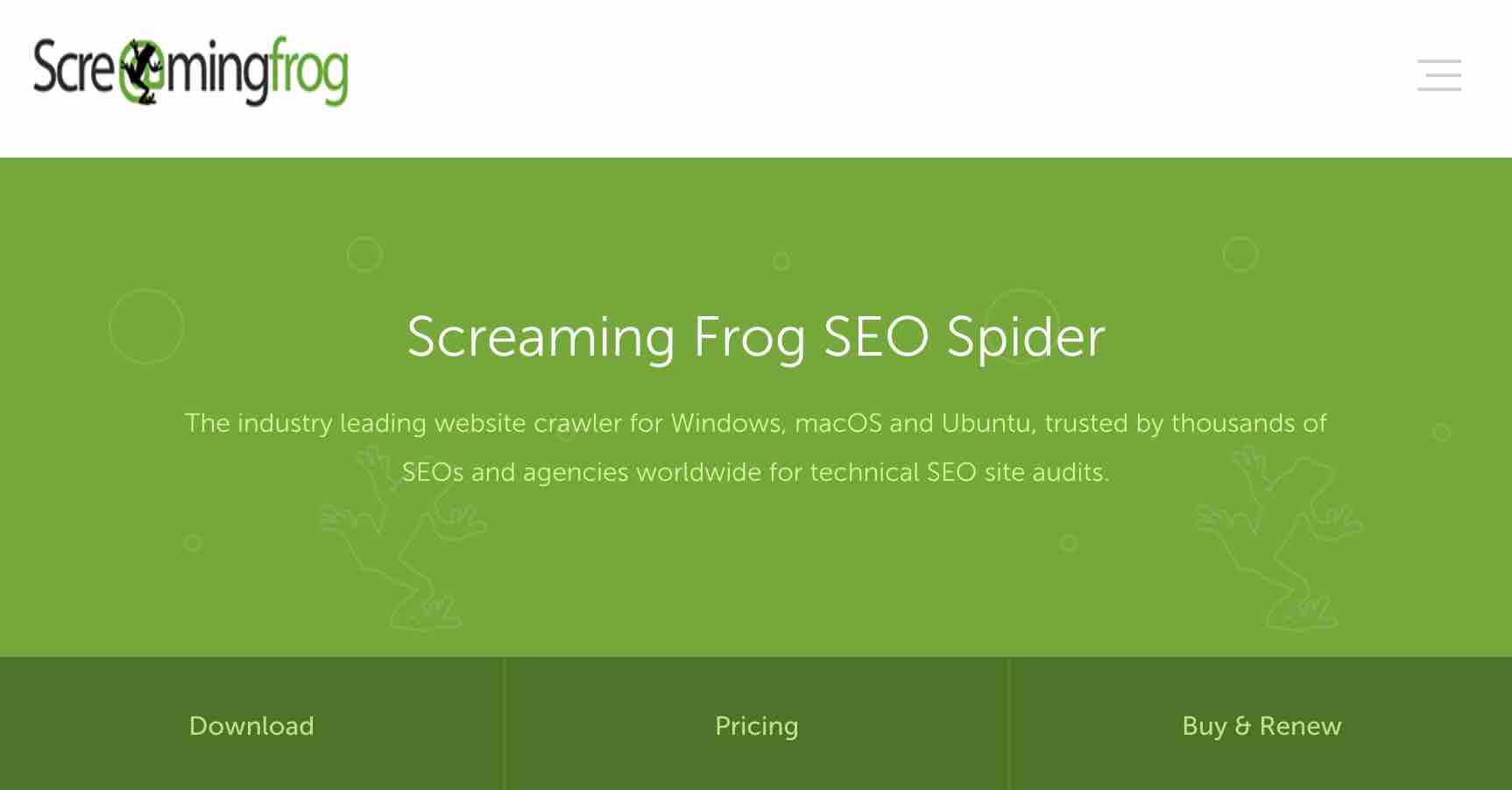 Screaming Frog, yinelenen içeriği izleyen bir SEO aracıdır.