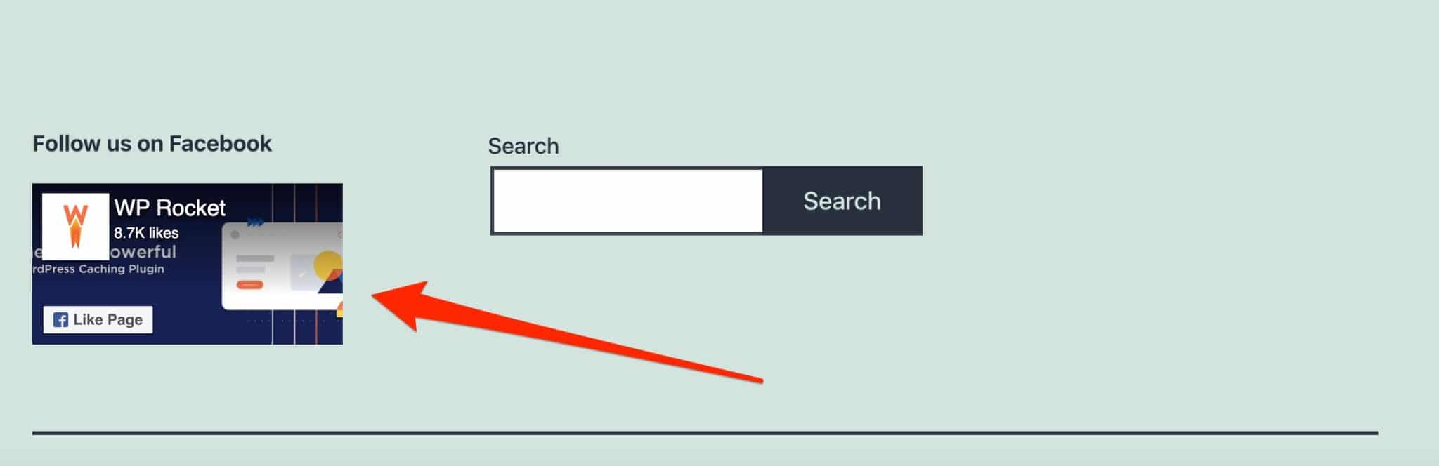 FacebookのようなボックスをWordPressに統合。