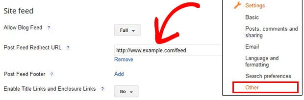 Site Beslemesi URL'si Site Feed URL