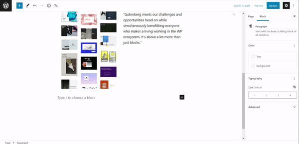 برنامج WordPress Gutenberg التعليمي