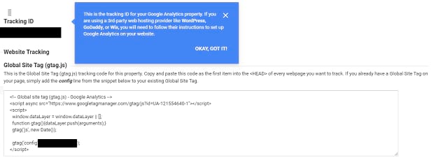 nb_ga_6 Google Analytics Tracking ID HTML