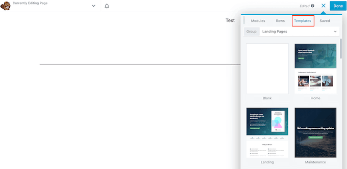 Plantillas preconstruidas de Beaver Builder