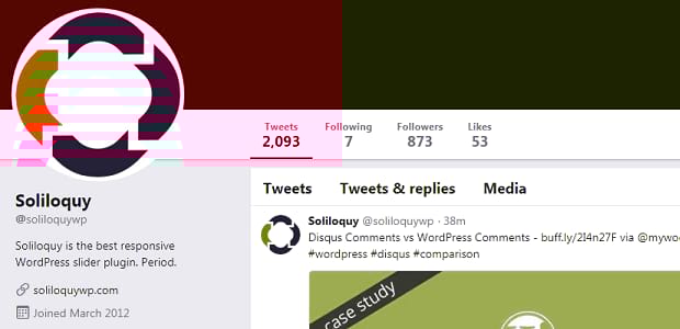 Soliloquy Twitter account