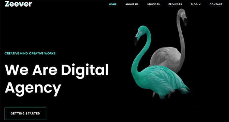 Zeever - ธีม WordPress ที่ดีที่สุดสำหรับธุรกิจที่ปรึกษา