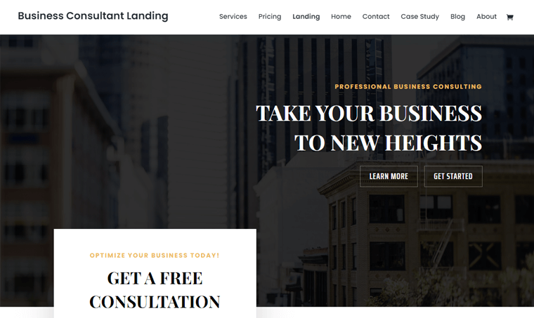 ธีม WordPress Divi-Business-Consultant