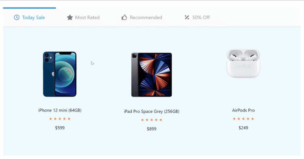 قم بإنشاء "محتوى مبوب" مذهل باستخدام عنصر واجهة مستخدم Elementor و Advanced Tabs بواسطة PowerPack