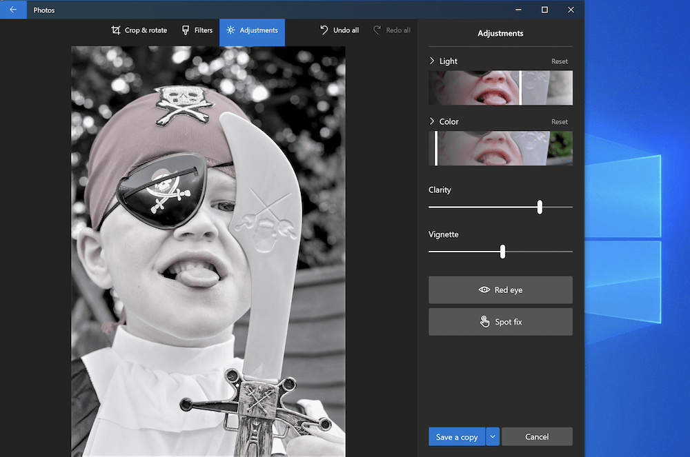 Windowsフォトアプリ。