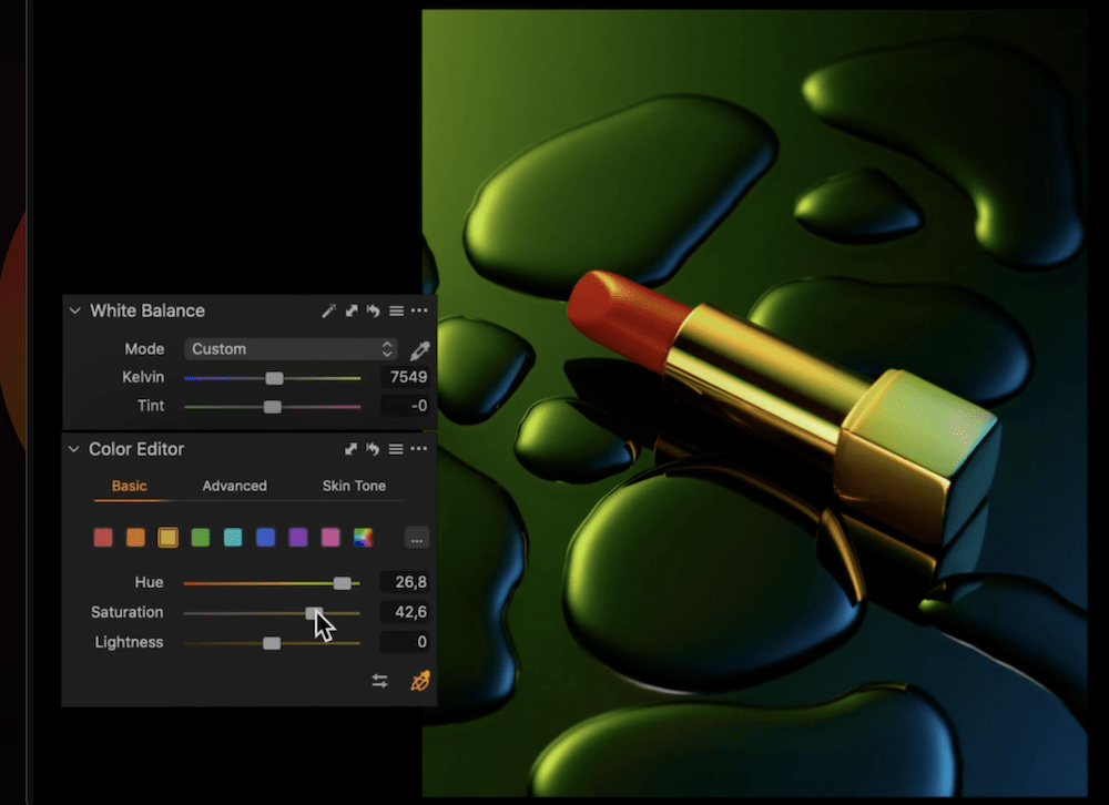 CaptureOneのWebサイト。