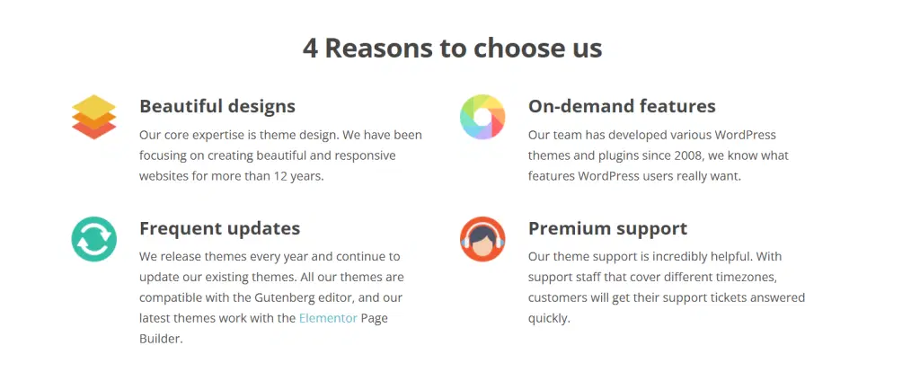 Happy Themes FEATURES