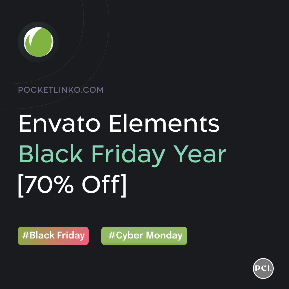 Envato Elements 黑色星期五促銷 2022(50% 折扣 + 免費試用)1 Envato Elements Black Friday Sale Year