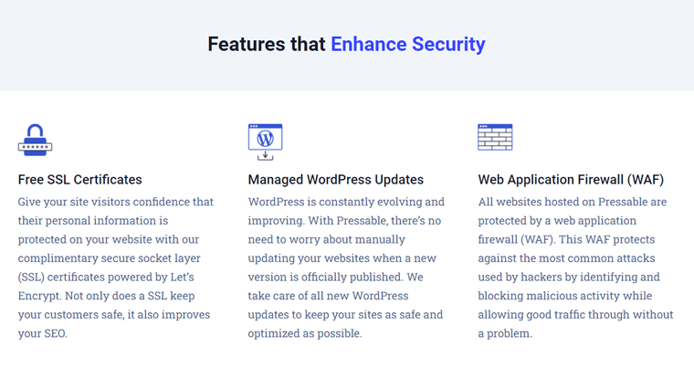 Fitur Keamanan di Pressable