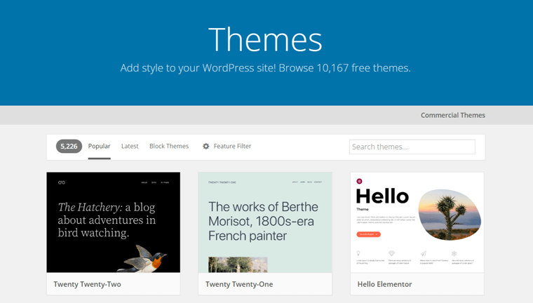 Repositori Tema WordPress.org
