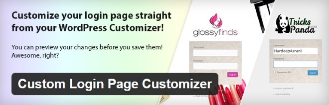 Kustom-Login-Halaman-Customizer