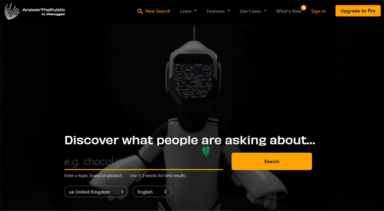 AnswerThePublic - Moz Alternative