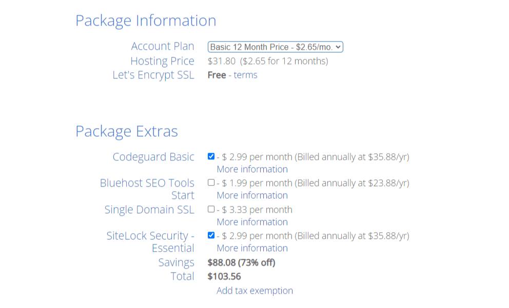 Bluehost Black Friday Cyber Monday Sale 2022 [73% de réduction + nom de domaine gratuit (en direct) 8 Bluehost black friday addons