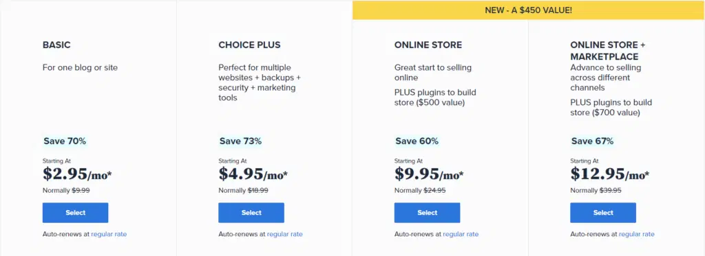 Bluehost Black Friday Cyber Monday Sale 2022 [73% de réduction + nom de domaine gratuit (en direct) 3 Bluehost black Friday deals web hosting prices