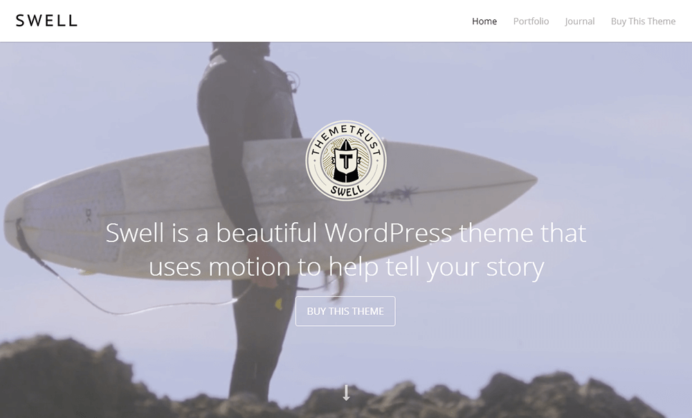 موضوع Swell WordPress