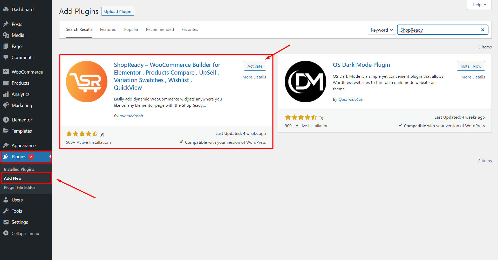 ShopReady WooCommerce 애드온