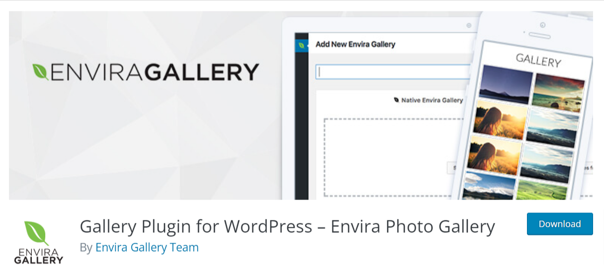 Wtyczka Envira Gallery do WordPress - Wtyczka galerii do WordPress