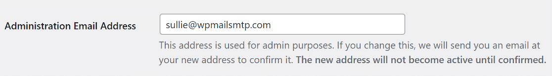 change the admin email to fix WordPress user registration email not sending issue
