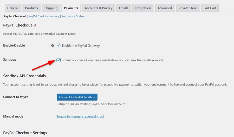 pfo-habilitar-paypal-sandbox-test-cuenta-en-woocommerce