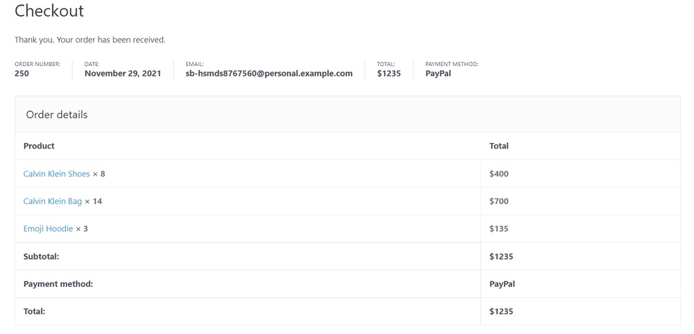 halaman pfo-paypal-checkout-pesanan-diterima