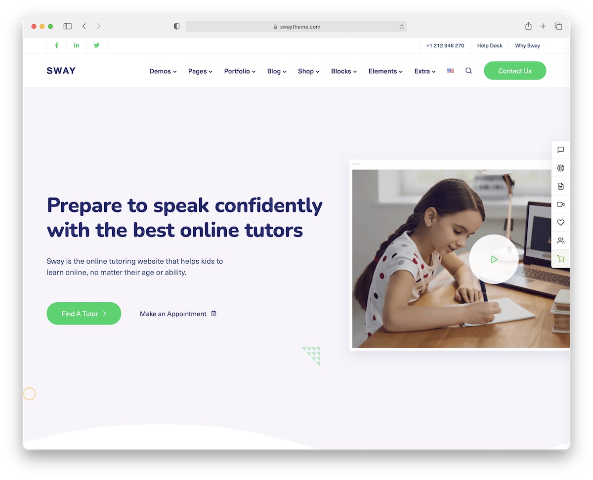 tema de wordpress de entrenamiento de influencia