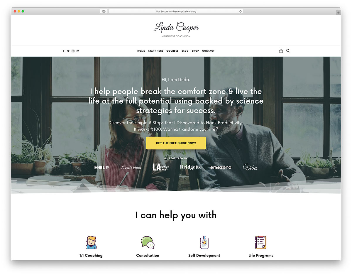 Tema de entrenamiento de WordPress