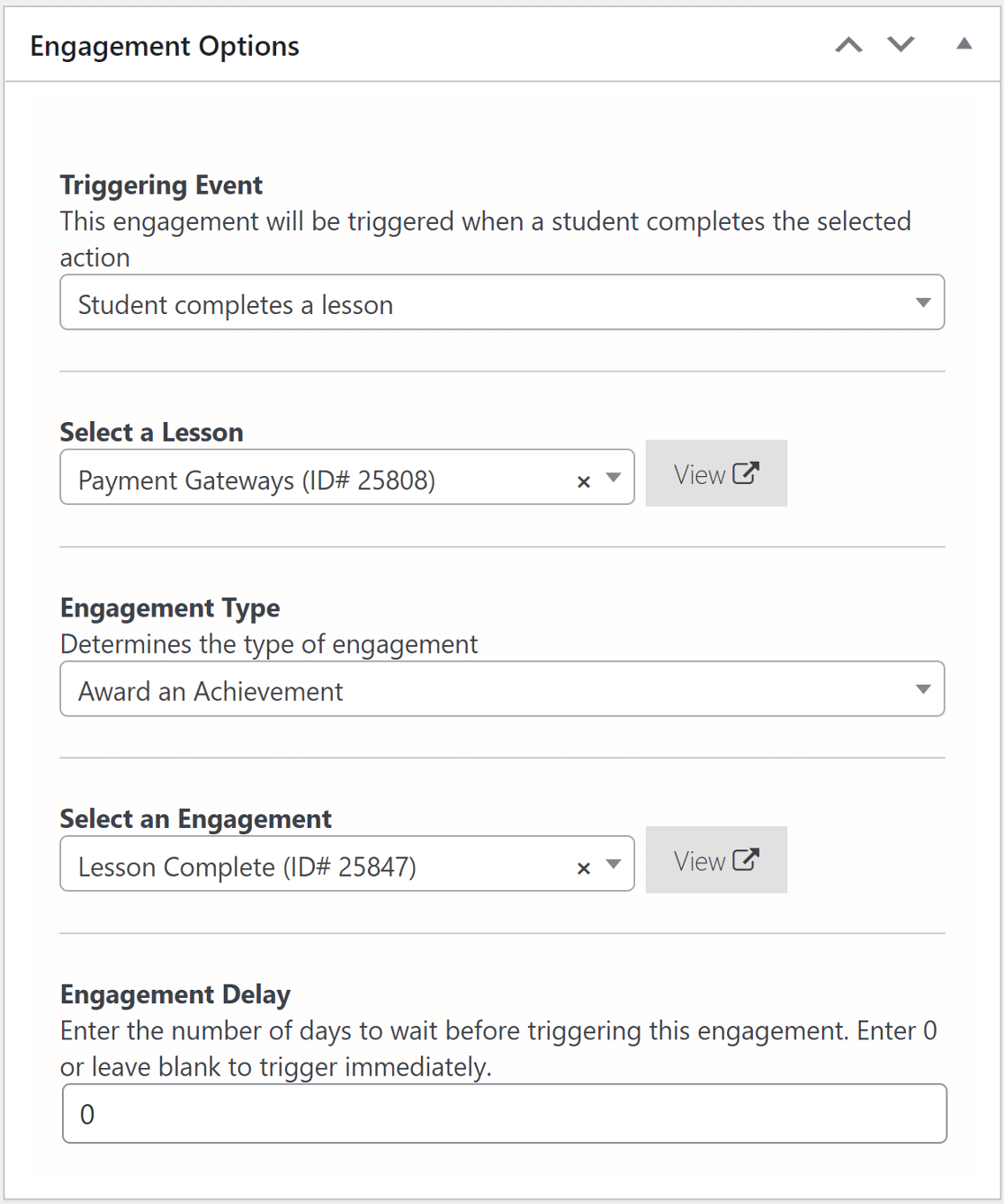 trigger di coinvolgimento - WP Mail SMTP engagement trigger