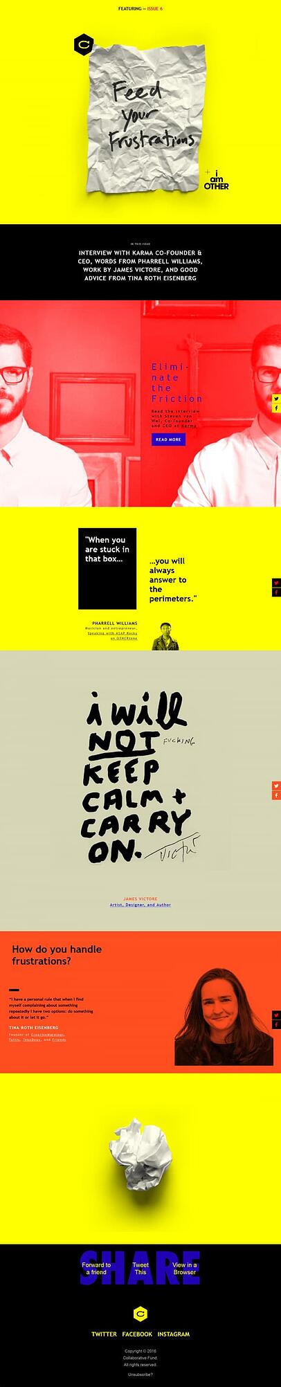 Inspiracja e-mailem HTML; Biuletyn e-mailowy funduszu współpracy