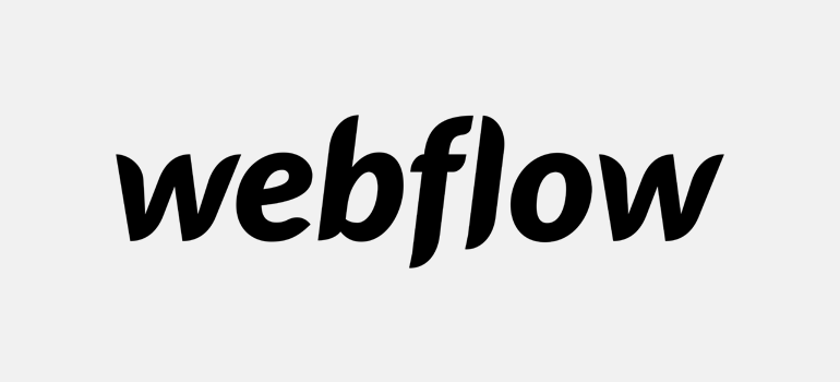 لافتة شعار Webflow