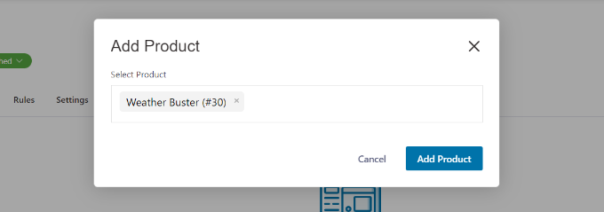 Rechercher et ajouter des produits à vendre Search and add products to upsell