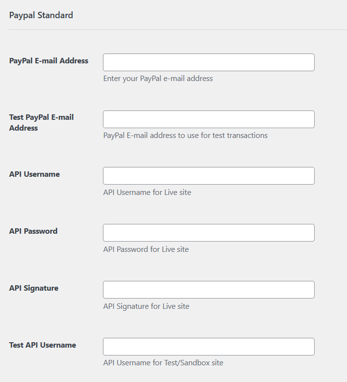 การตั้งค่าการชำระเงินของ PayPal