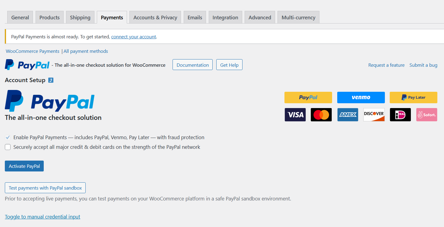 WooCommerce การชำระเงินด้วย PayPal