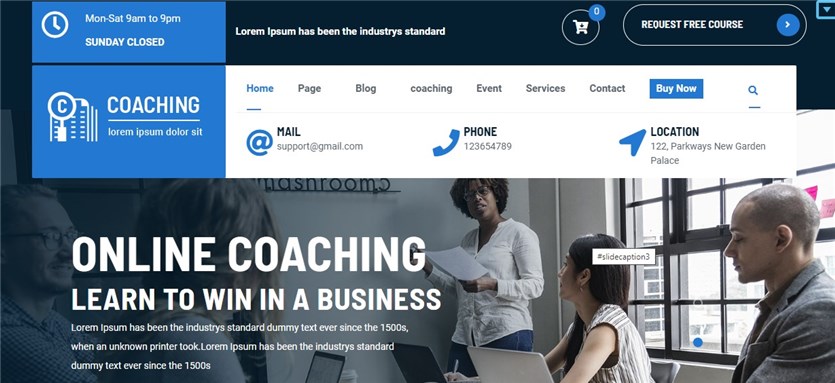 Temas de WordPress de Coaching Avanzado gratis