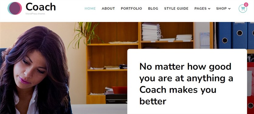 Temas gratuitos de Blossom Coach para entrenar WordPress