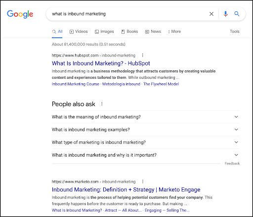 แนวทางปฏิบัติที่ดีที่สุดในการสร้างโอกาสในการขาย B2B ค้นหาโดย Google “การตลาดขาเข้าคืออะไร”