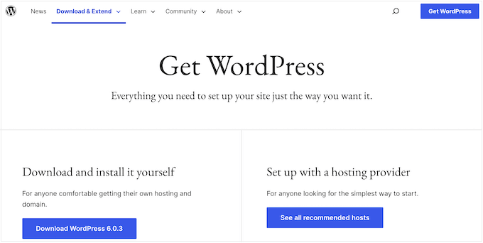 Kreator stron internetowych WordPress