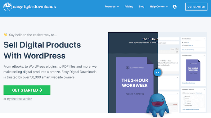 Wtyczka WordPress Easy Digital Downloads