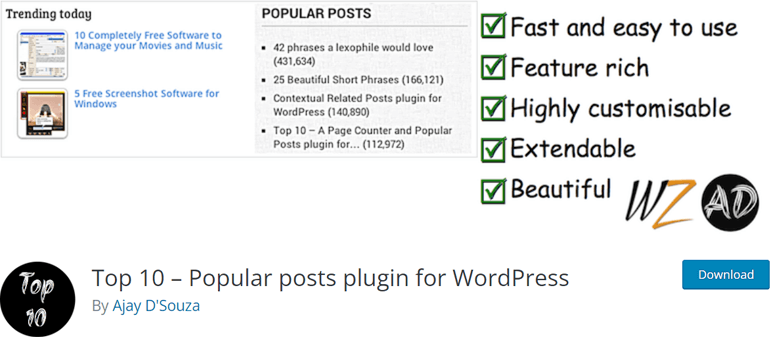 أعلى 10 WordPress شعبية الوظائف البرنامج المساعد