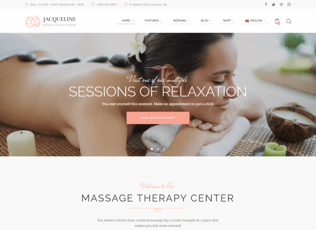 Jacqueline | Spa & Pijat Salon Kecantikan WordPress Theme + Elementor