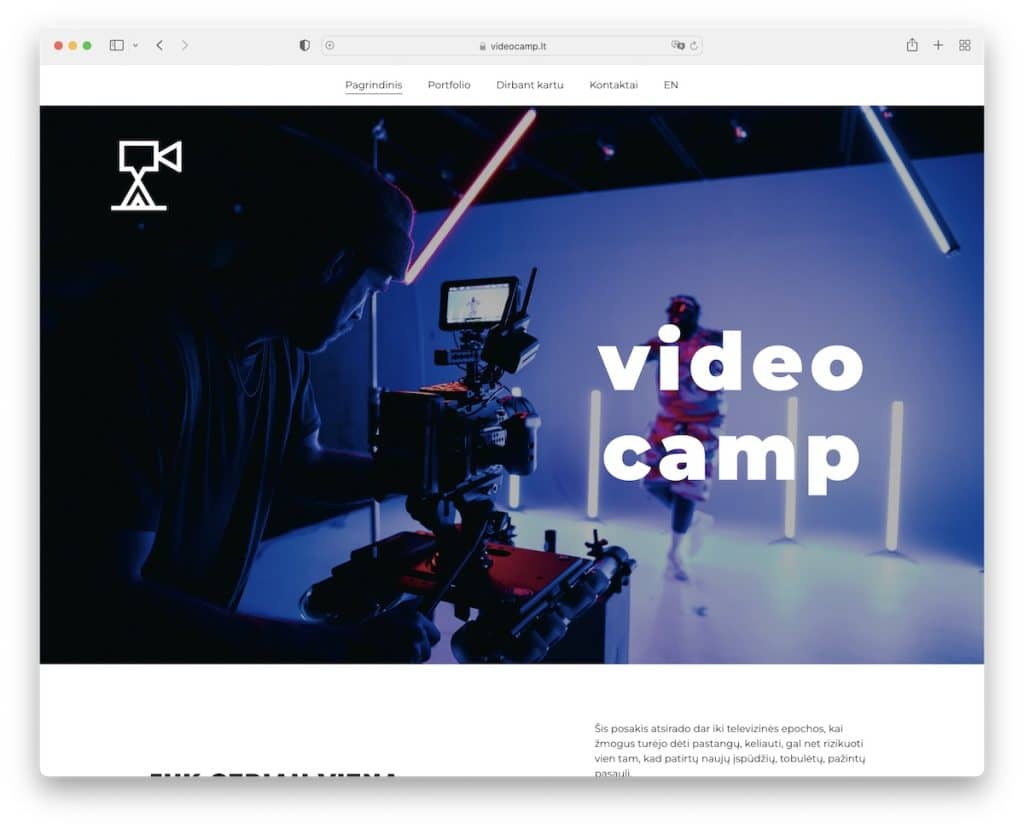 videocamp zyro 网站