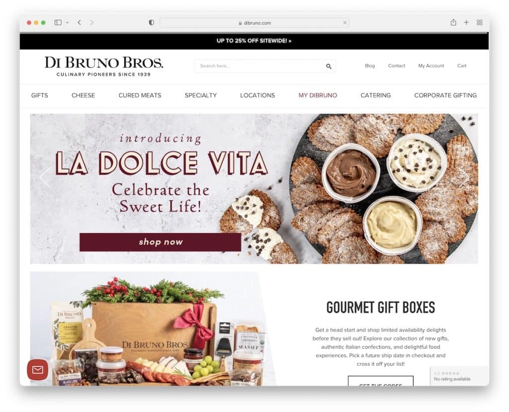 site-ul web di bruno bigcommerce