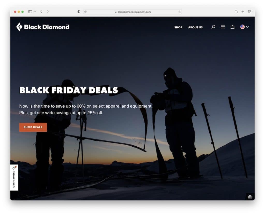 sitio web de bigcommerce de diamante negro