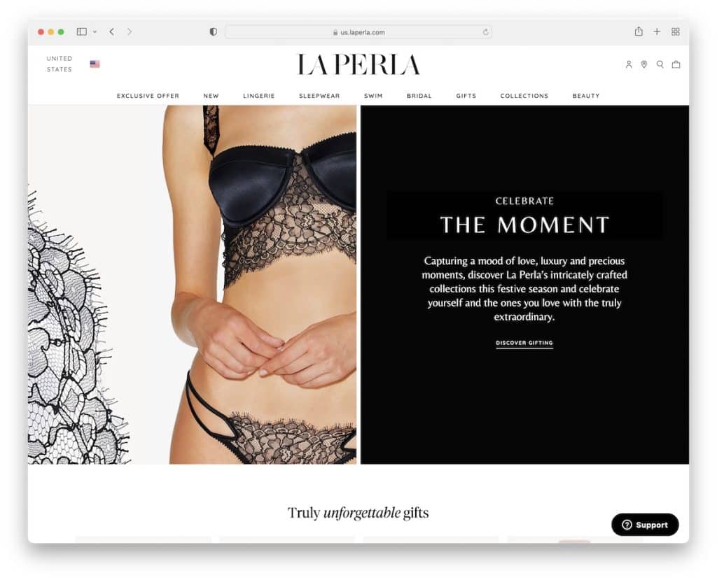 la perla bigcommerce-Website