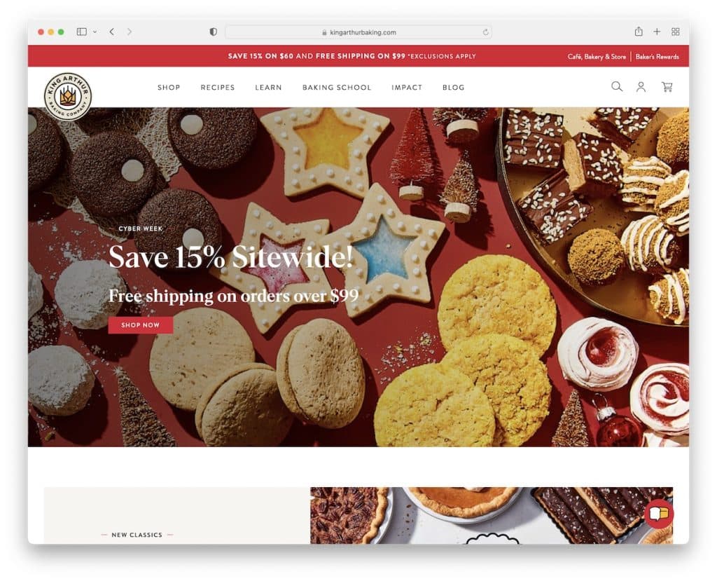 site-ul web al regelui arthur baking bigcommerce