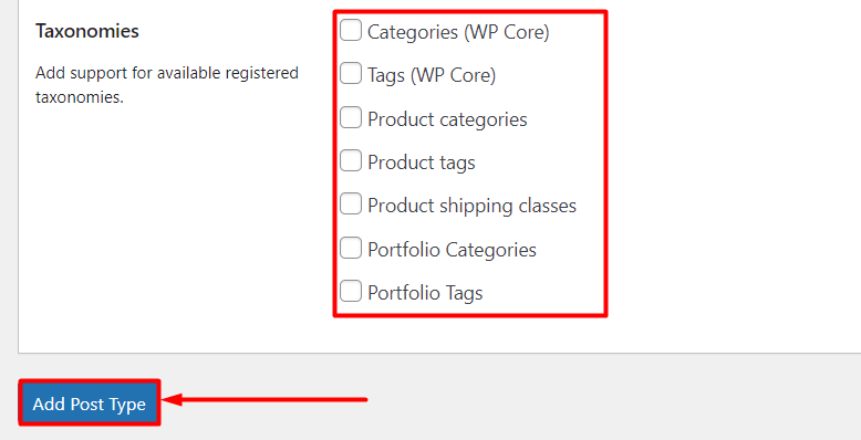 ประเภทโพสต์ที่กำหนดเองของ WordPress