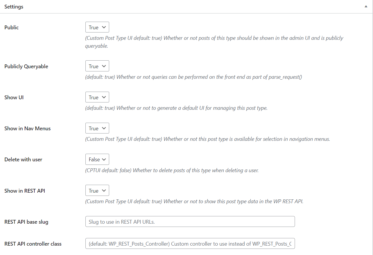 ประเภทโพสต์ที่กำหนดเองของ WordPress
